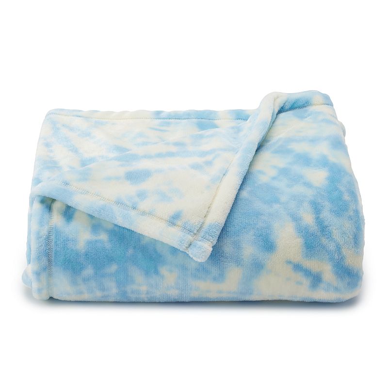 The Big One Oversized Supersoft Plush Throw, Blue