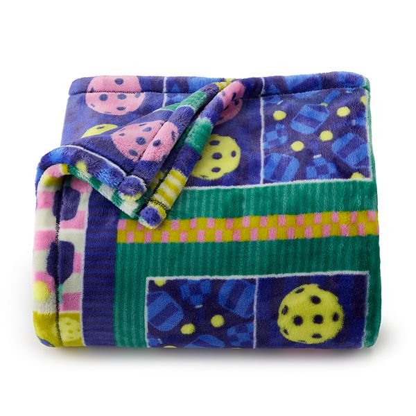 The Big One® Oversized Supersoft Plush Throw Blanket - Pickleball