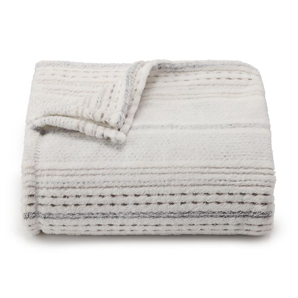 The Big One® Oversized Supersoft Plush Throw Blanket - Stripe