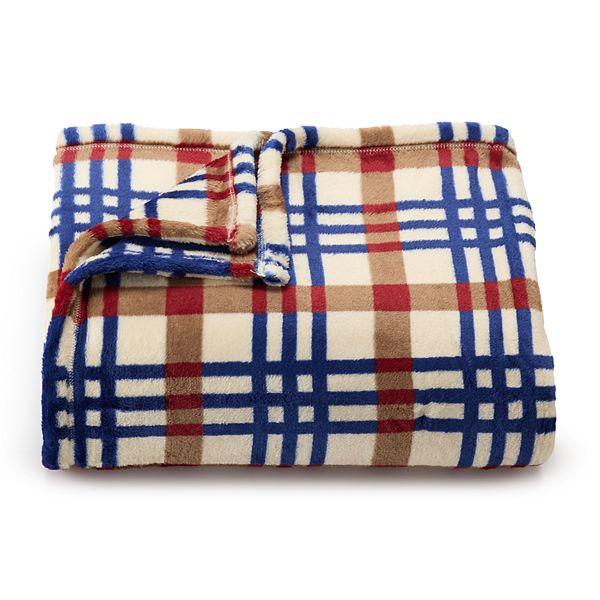 The Big One® Oversized Supersoft Plush Throw Blanket - Study Hall Plaid