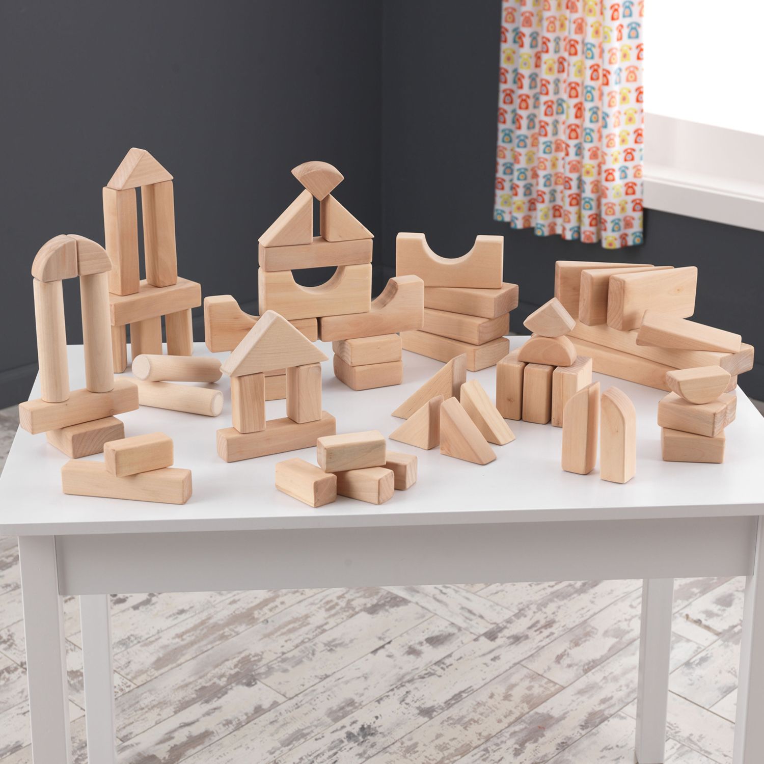 kidkraft 60 piece wooden block set