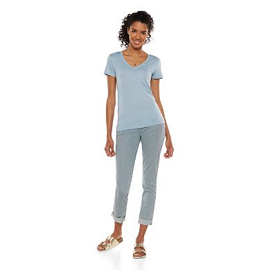 Mudd® Basic V-Neck Tee - Juniors