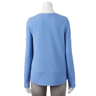 Sonoma Goods For Life® Ribbed Tee - Women's