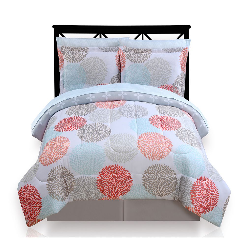 The Big One Dahlia Dot Reversible Bedding Set