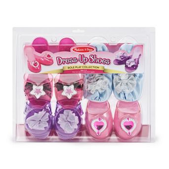 Melissa & Doug 4 pk Dress-Up Shoes Role Play Set