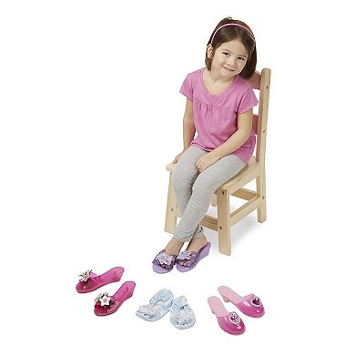 Melissa and Doug 4-pk. Dress-Up Shoes Role Play Set