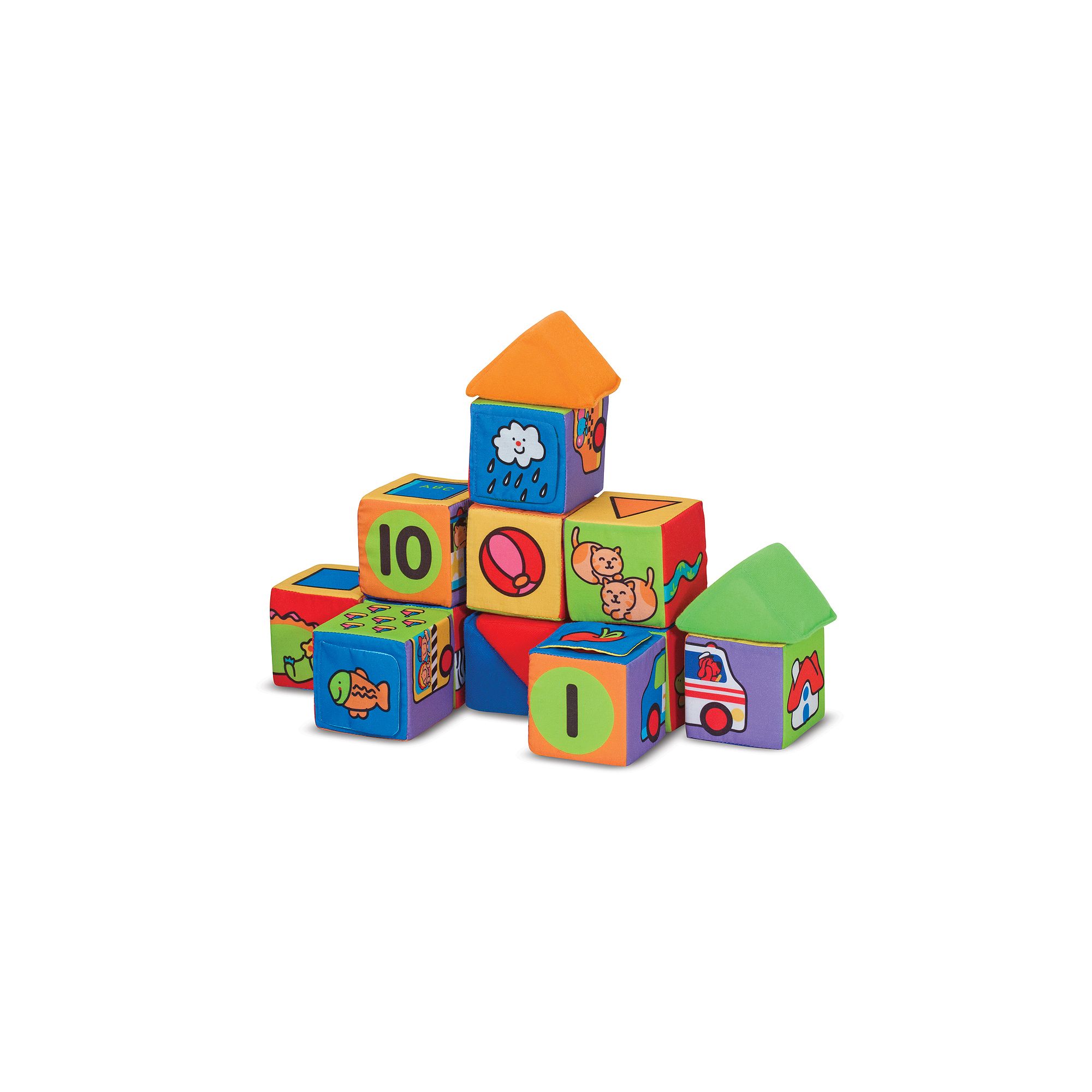 Melissa & Doug 14-pc. Match & Build Block Set, Multicolor