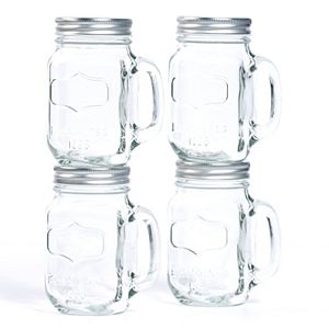 Tabletops Gallery 4-pc. Mason Jar Mug Set
