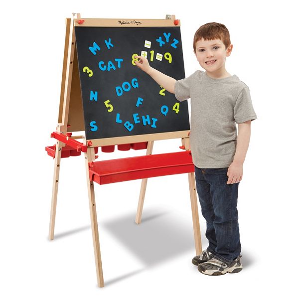 TRAVEL EASEL Jr. magnetic dry erase and chalkboard