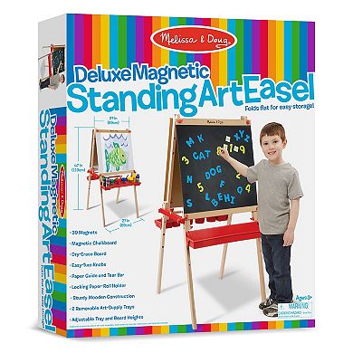 Melissa & Doug Deluxe Magnetic Standing Art Easel