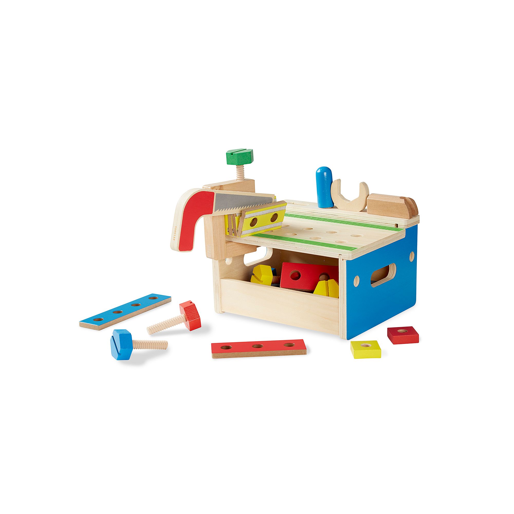 Melissa & Doug Hammer & Saw Tool Bench, Multicolor
