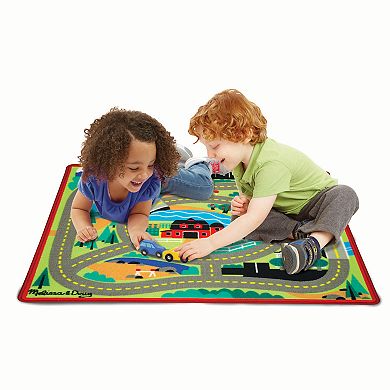 Melissa & Doug Round the Town Road Rug