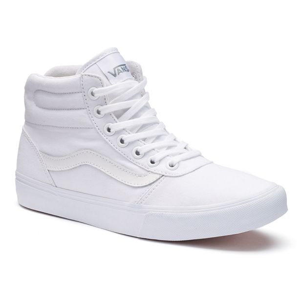 White high top vans on sale kohls