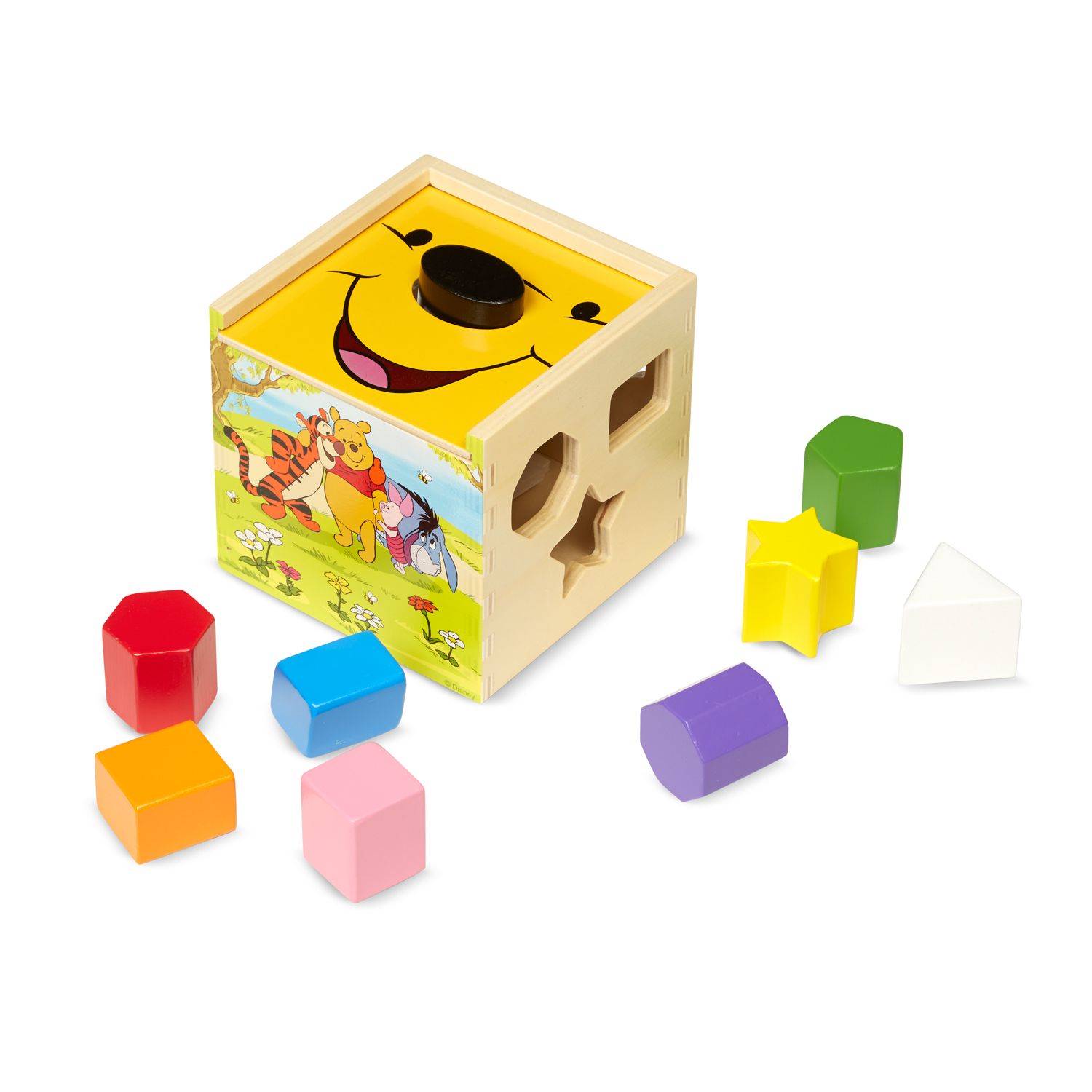 melissa and doug wooden shape sorter