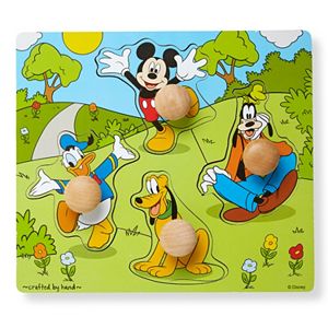 Disney Mickey Mouse & Friends Wooden Knob Puzzle by Melissa & Doug