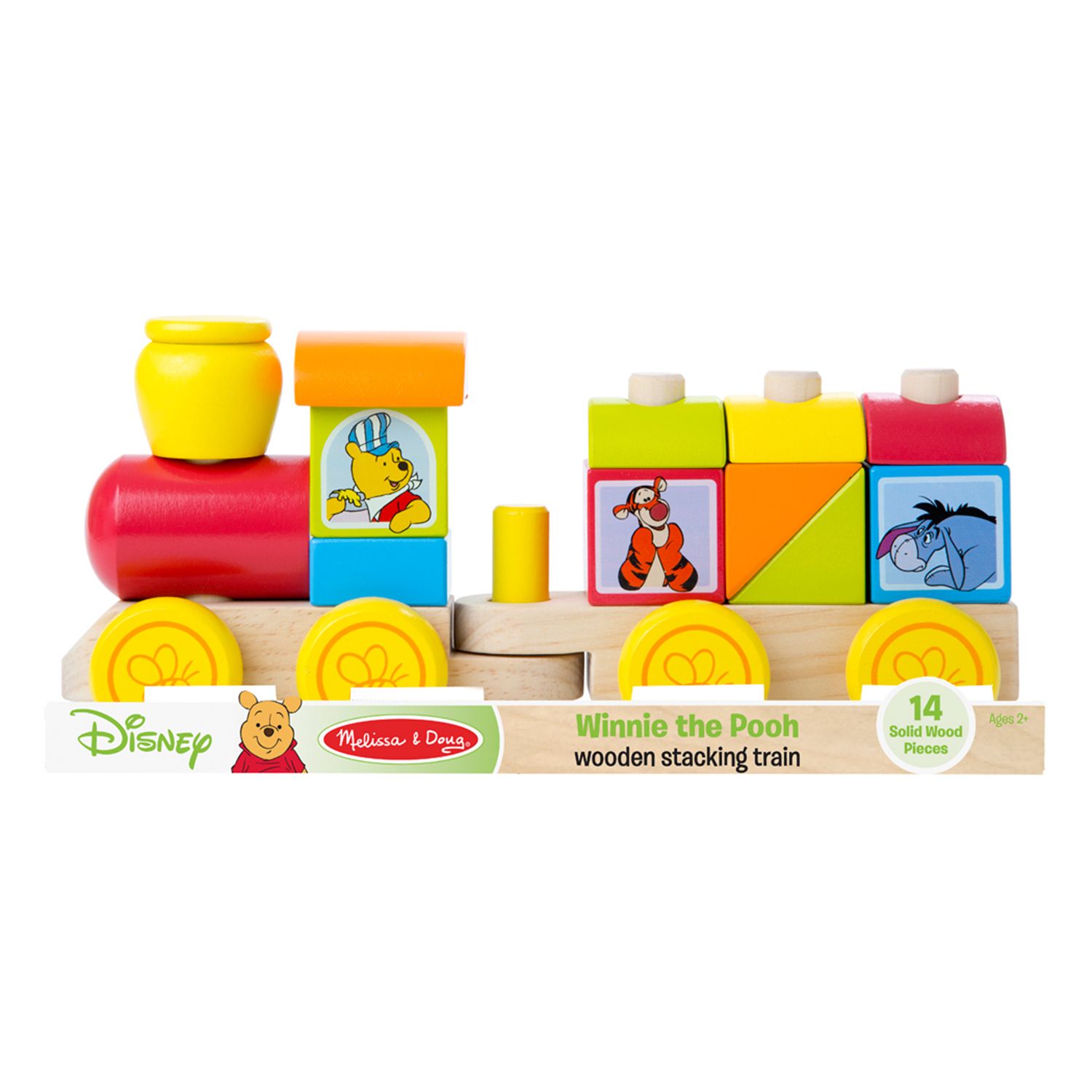 melissa & doug mickey mouse & friends wooden stacking train