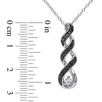 Stella Grace 1/10 Carat T.W. Black Diamond and Lab-Created Stella Grace 1/10 Carat T.W. Black Diamond and Lab-Created