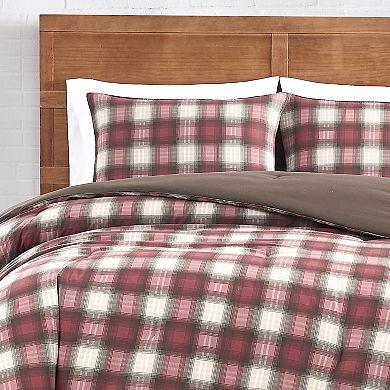 Eddie Bauer Navigation Plaid Reversible Comforter Set