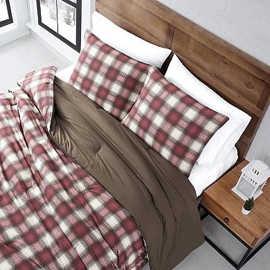 Eddie Bauer Navigation Plaid Reversible Comforter Set