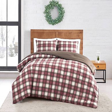 Eddie Bauer Navigation Plaid Reversible Comforter Set