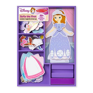 Disney Sofia the First Wooden Magnetic Dress-Up Doll by Melissa & Doug