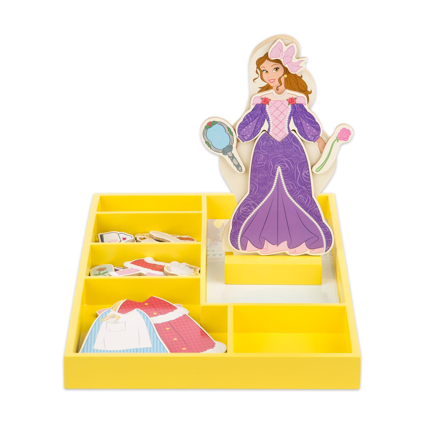 melissa and doug wooden magnetic dress up