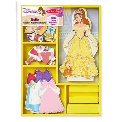 Disney Princess Belle Wooden Magnetic Dress-Up Doll by Melissa and Doug