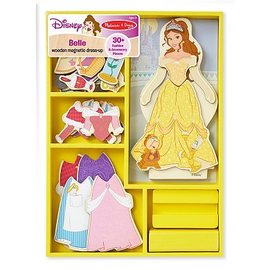 Disney Princess Belle Wooden Magnetic Dress-Up Doll by Melissa & Doug