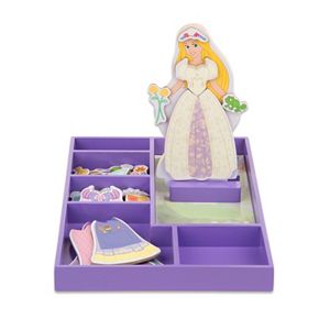 Disney Princess Rapunzel Wooden Magnetic Dress-Up Doll by Melissa & Doug