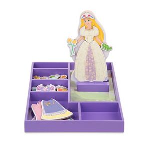 Disney Princess Rapunzel Wooden Magnetic Dress-Up Doll by Melissa & Doug