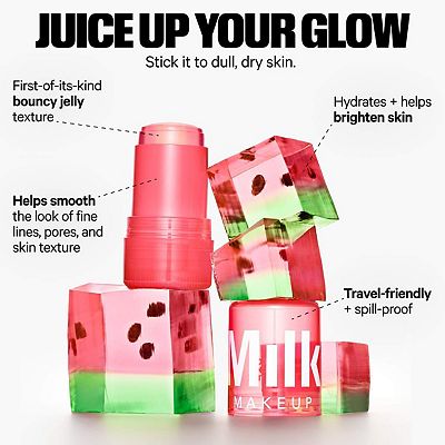 MILK MAKEUP Watermelon Jelly Brightening Serum Stick with