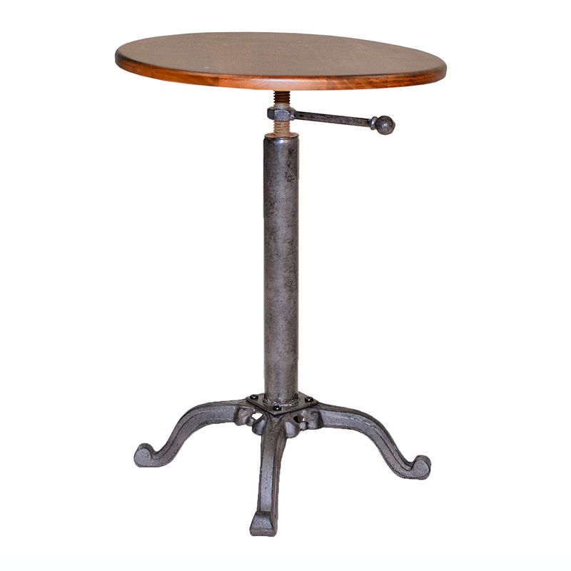 Colton Adjustable Table, Brown