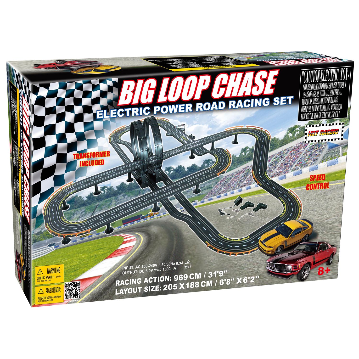 big racer electric racing set