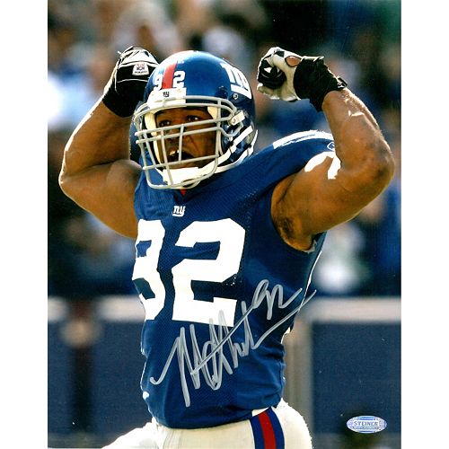 Steiner Sports Michael Strahan Flexing Celebration 8'' x 10'' Signed Photo