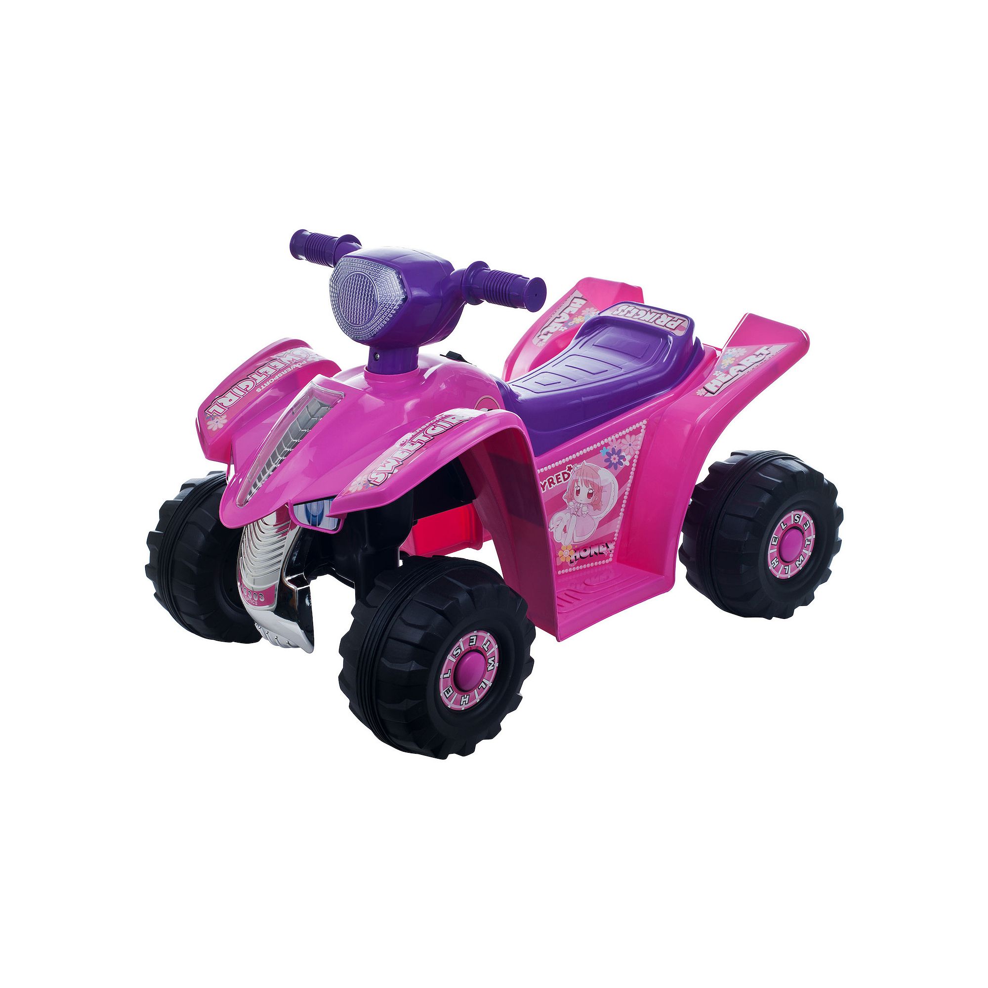 Lil Rider Pink Princess Mini Quad Ride-On Four Wheeler
