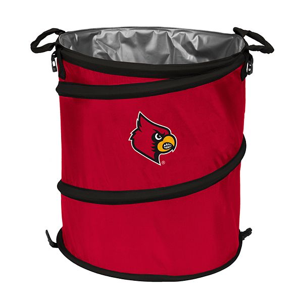 Logo Brand Louisville Cardinals Collapsible 3-in-1 Trashcan Cooler
