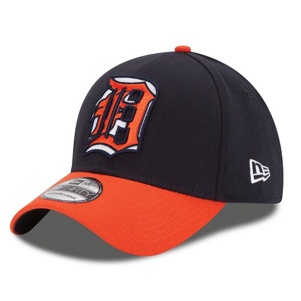 Detroit Tigers Hat Cap Adult 7 1/2 Blue Fitted MLB Baseball New Era