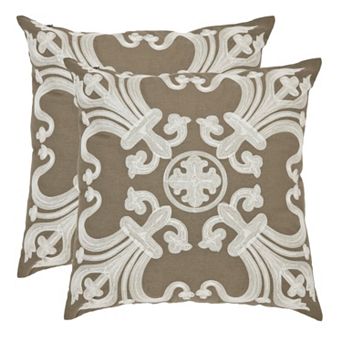 Collette 2 pc 22'' x 22'' Throw Pillow Set