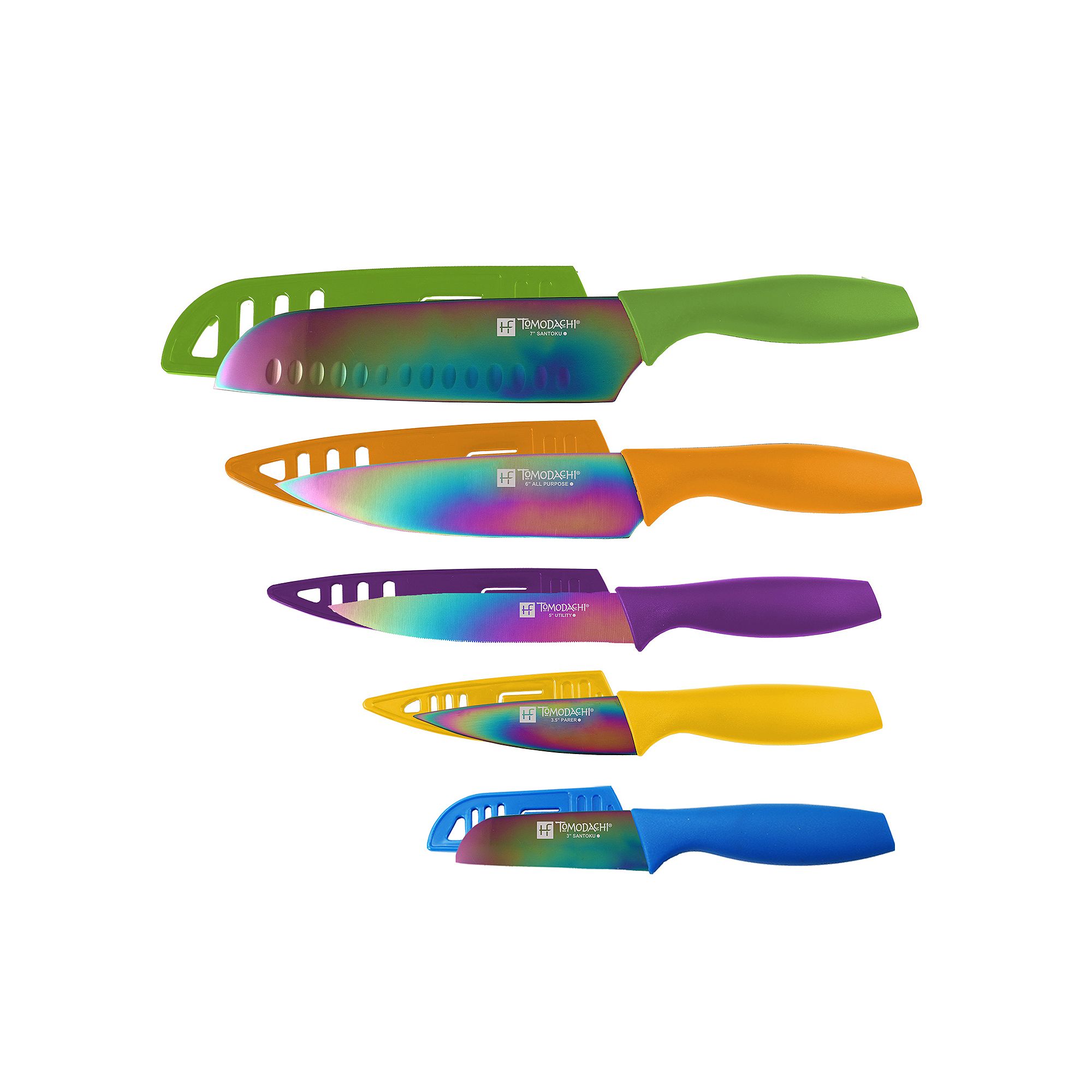Hampton Forge Tomodachi 10-pc. Rainbow Knife Set, Multi