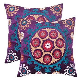 Vanessa 2 pc 22'' x 22'' Throw Pillow Set