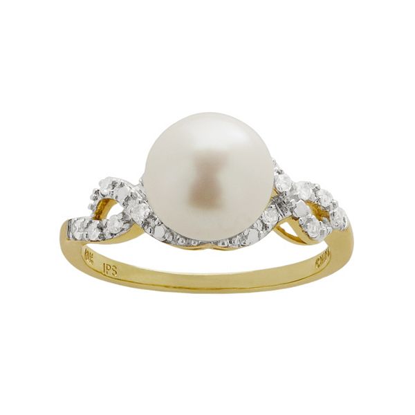 PearLustre by Imperial Freshwater Cultured Pearl & 1/8 Carat T.W ...