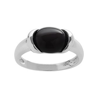 PearLustre by Imperial Onyx Sterling Silver Ring