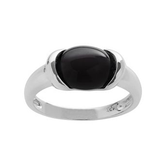 PearLustre by Imperial Onyx Sterling Silver Ring