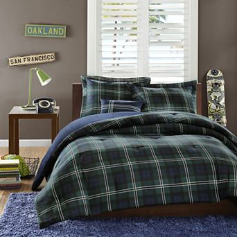 Intelligent Design Cameron Reversible Comforter Set with Throw Pillow