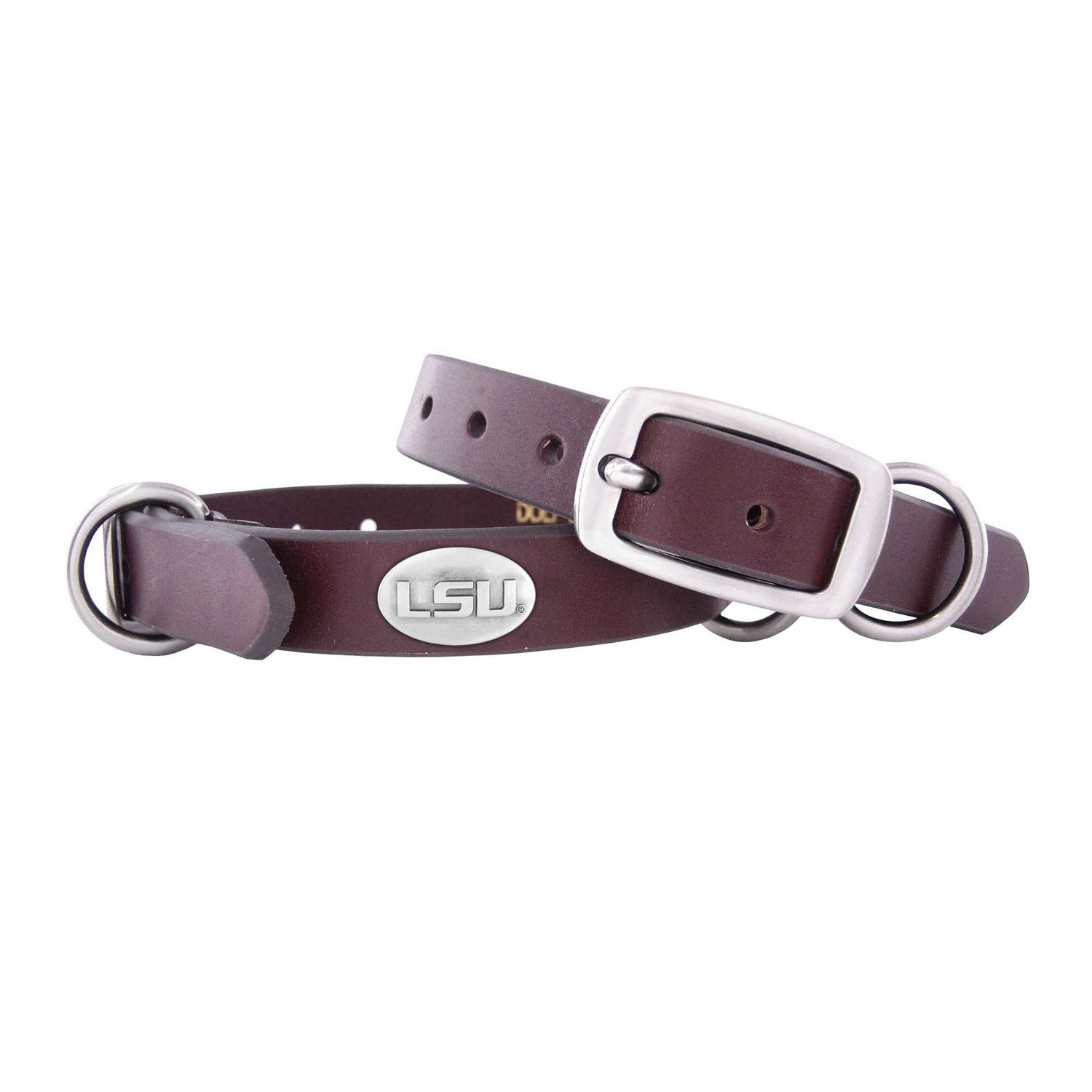 lsu dog collar