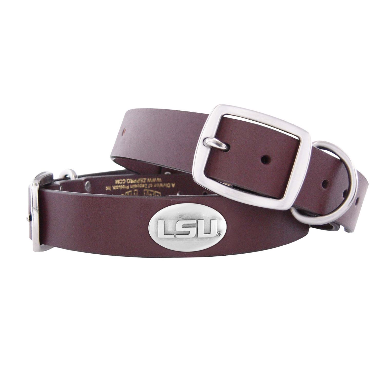 lsu dog collar