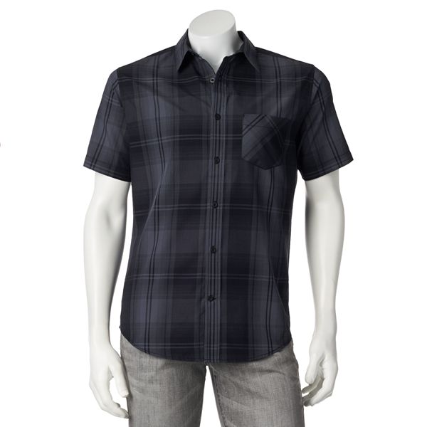 Tony Hawk® Plaid Button-Down Shirt - Men