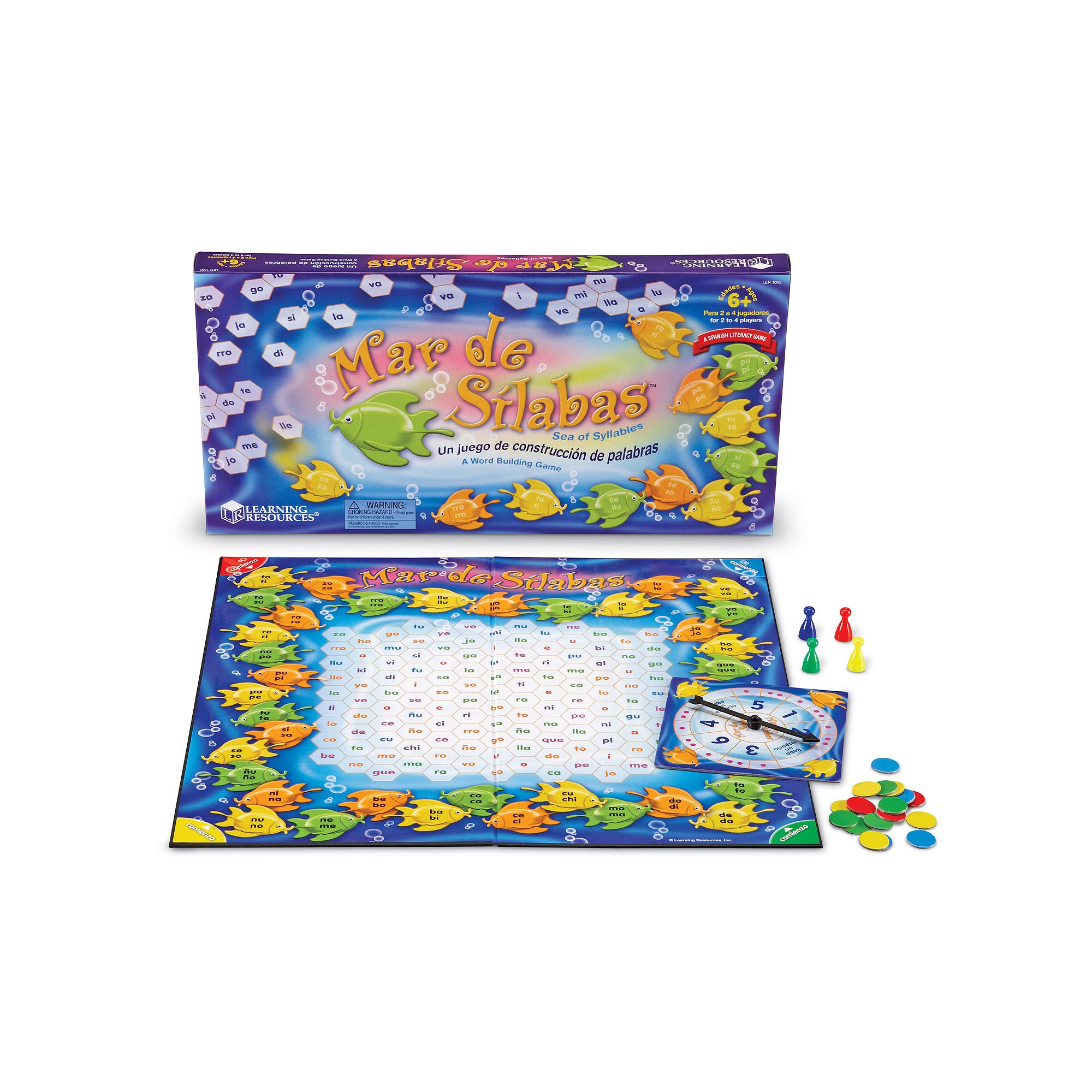 Mar de Sílabas Game by Learning Resources, Multicolor