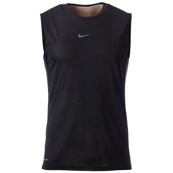 Nike sleeveless hot sale shirts