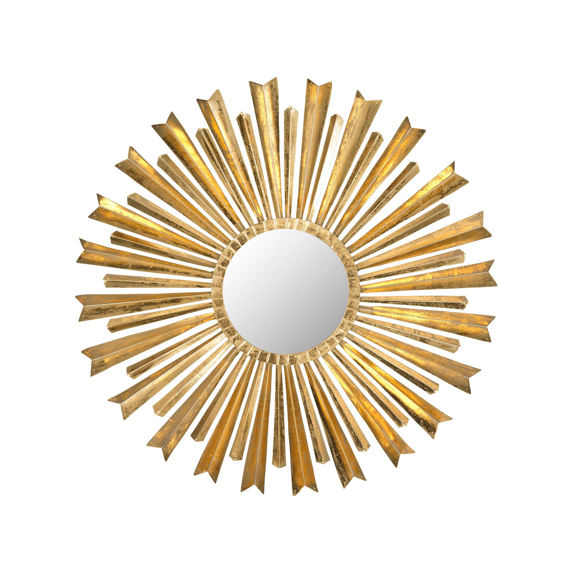 Safavieh Arrows Starburst Wall Mirror, Antique Gold